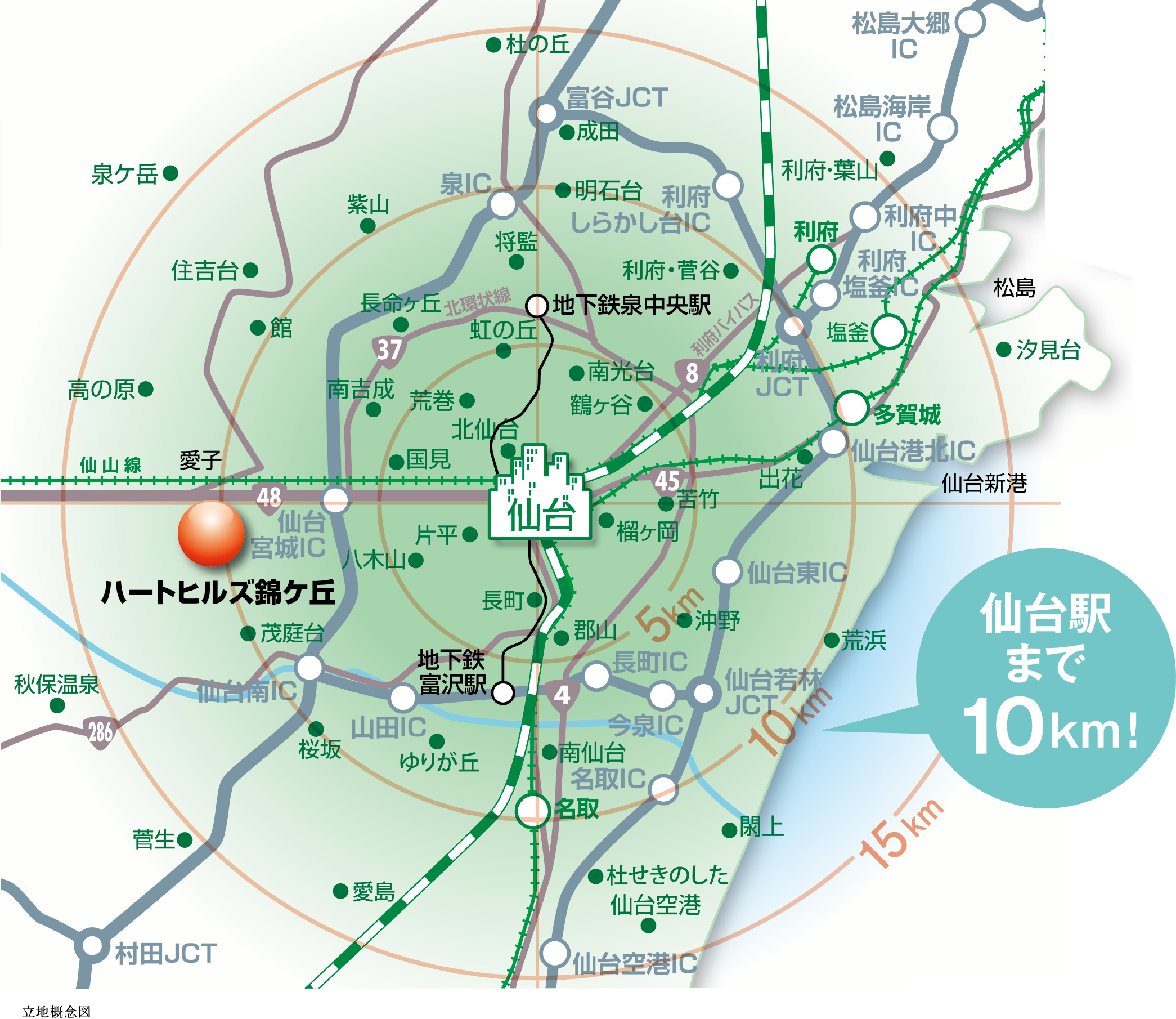 立地概念図