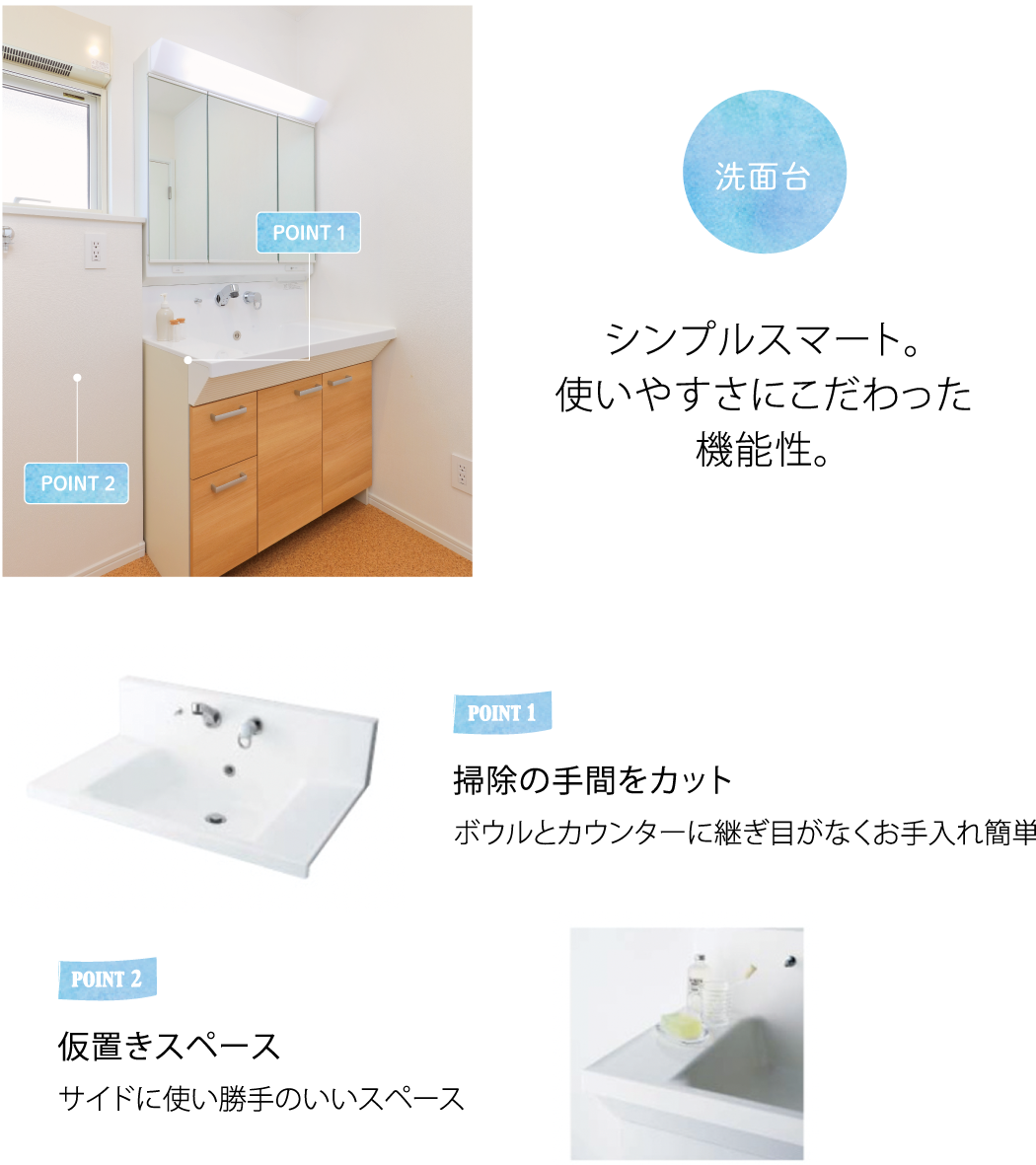 シンプルスマート。使いやすさにこだわった機能性